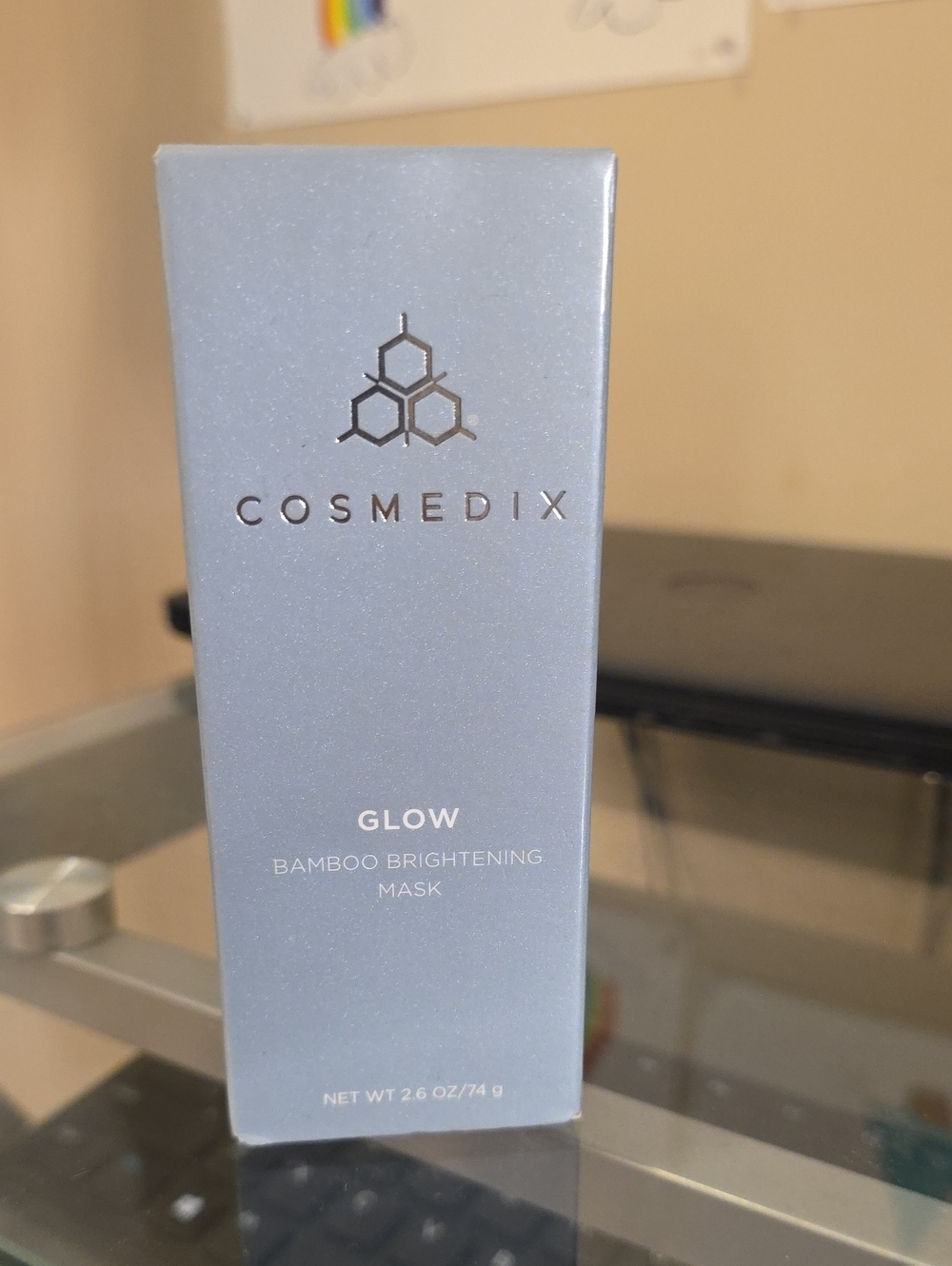 COSMEDIX Glow Bamboo Brightening Mask — Pale Blue